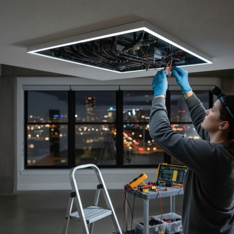 Ceiling Heater Repair detail