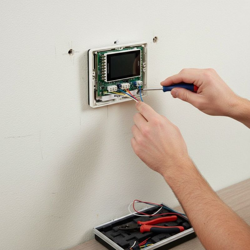 Wall Thermostat Installation detail